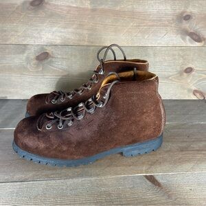 fabiano Womens size 7.5 shoes brown suede mountaineering hiking boots